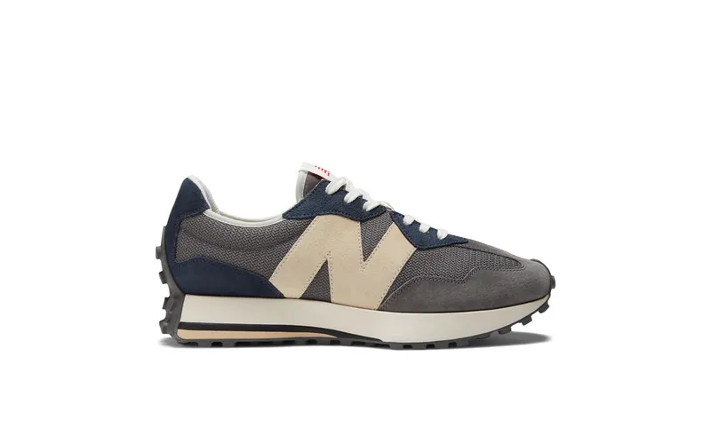 New Balance New Balance Unisex 327 Grey/Blue (MS327MD)