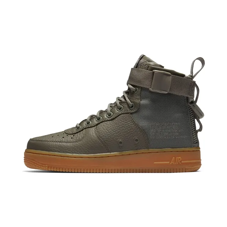 Nike SF Air Force 1 Mid Dark Stucco (W) “Dark Stucco / Gum Light Brown” (AA3966-004)