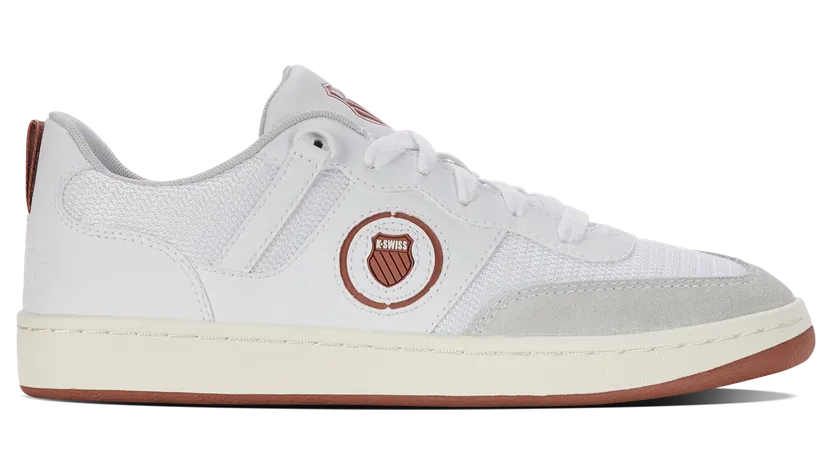 K-SWISS sneaker wit/licht mahonie (99075-962-M)