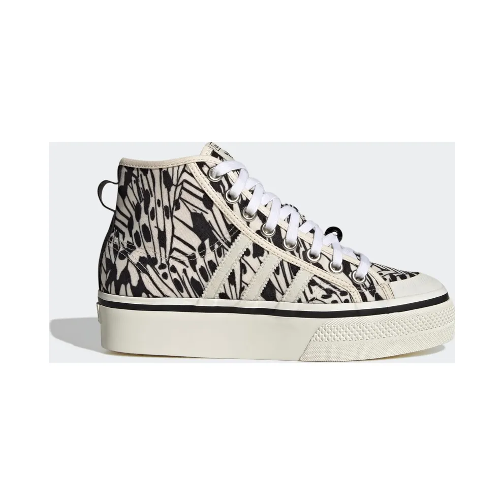 adidas Nizza Platform Mid Schuh Wonder White / Off White / Core Black (GY9424)