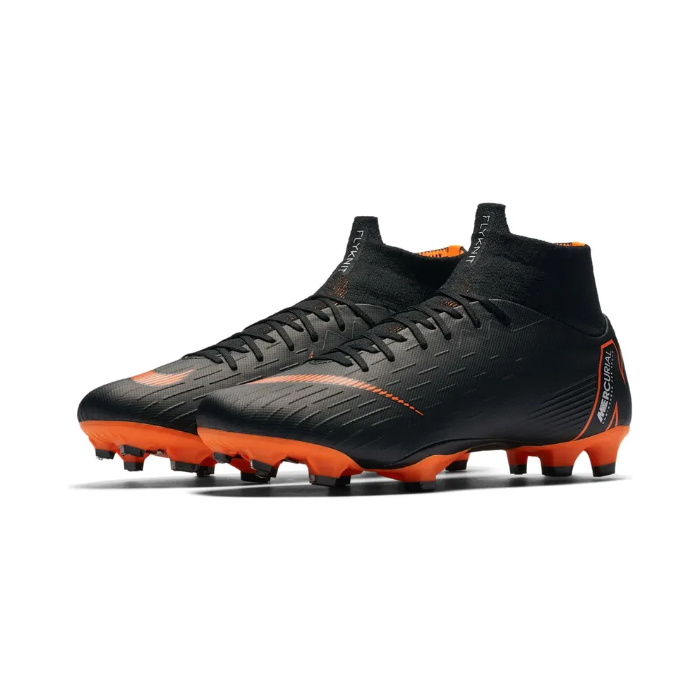 Nike Superfly 6 Pro FG Black Total Orange (AH7368-081)