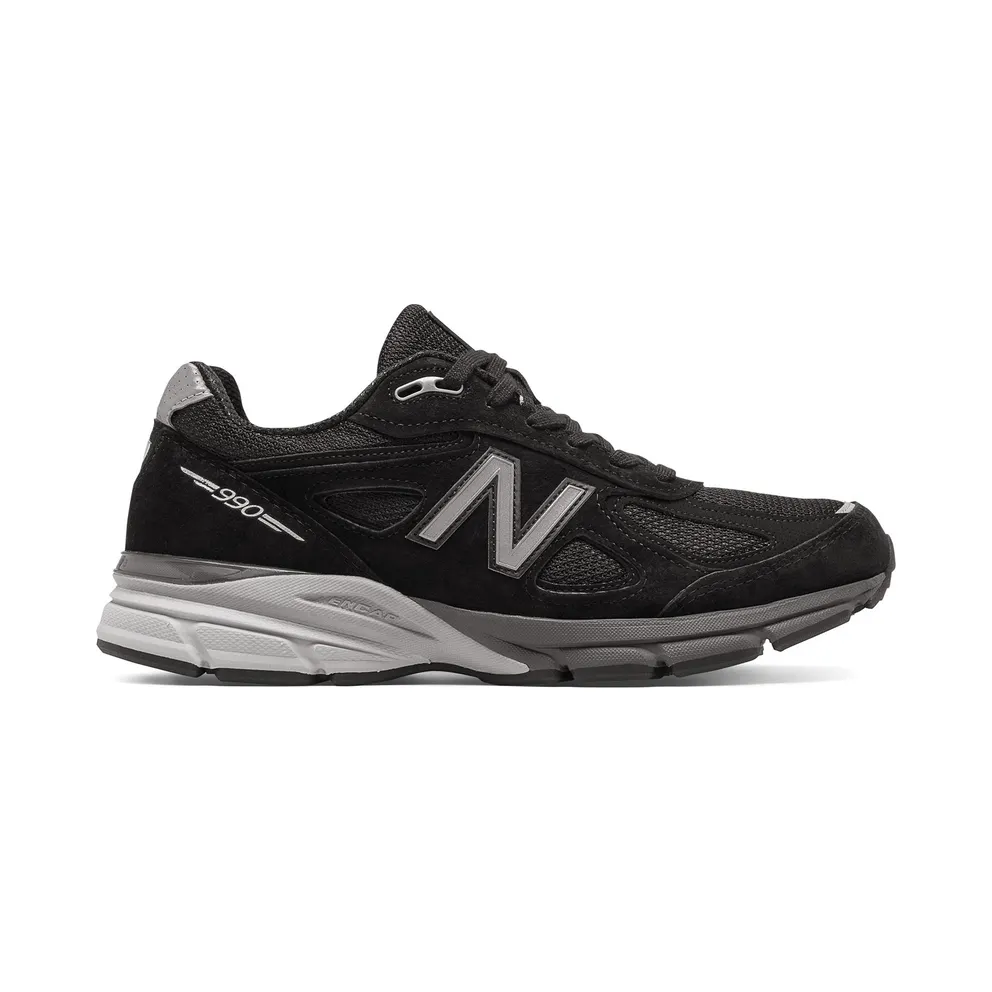 New Balance 990v4 Kith Black Black/Silver (M990BK4)