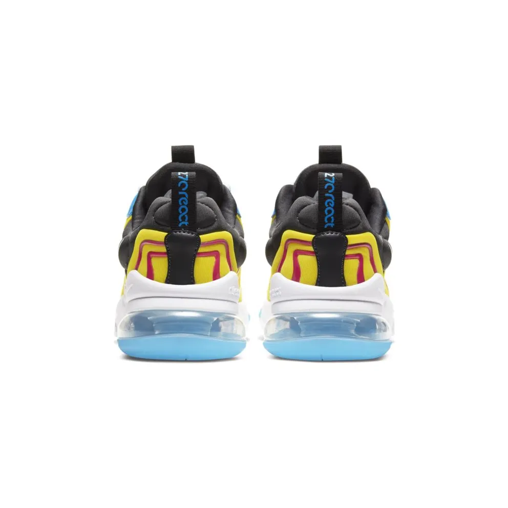 Nike Air Max 270 React Yellow Red (GS) Yellow/Red-Blue-Black-White (CD6870-700)