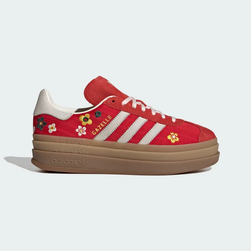 Adidas Gazelle Bold x Liberty London “Floral / Better Scarlet” (IH1921)
