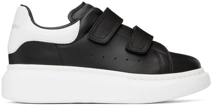 Alexander McQueen Kids Black & White Oversized Velcro (687070WHX11)