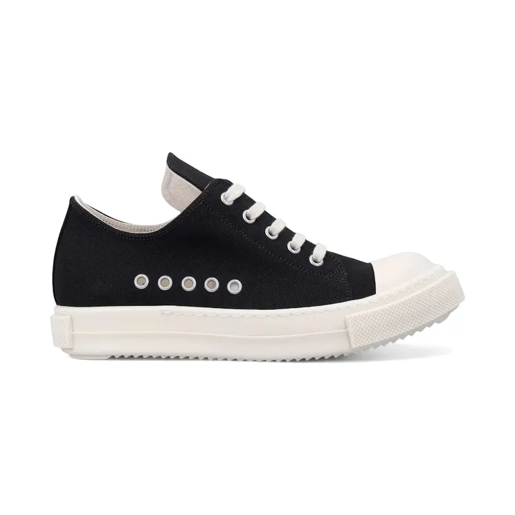 Rick Owens DRKSHDW Extreme Low Sneakers Black Milk (DU01F4822-DOEH4-911)