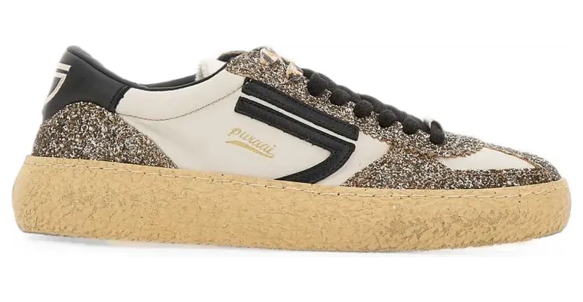 Puraai 1.01 Vintage Sneakers mit Glitter-Detail – Weiß (PU101V036CONFETTI)