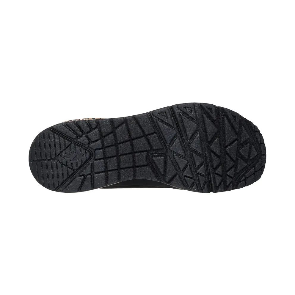 Skechers x JGoldcrown: Uno – Loving Love Sneaker Black/Roos Gold