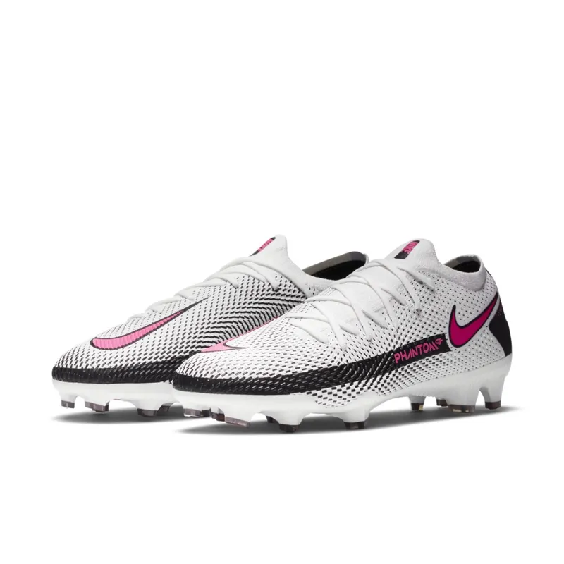 Nike Phantom GT Pro FG White Black Pink Blast White/Black-Pink Blast (CK8451-160)