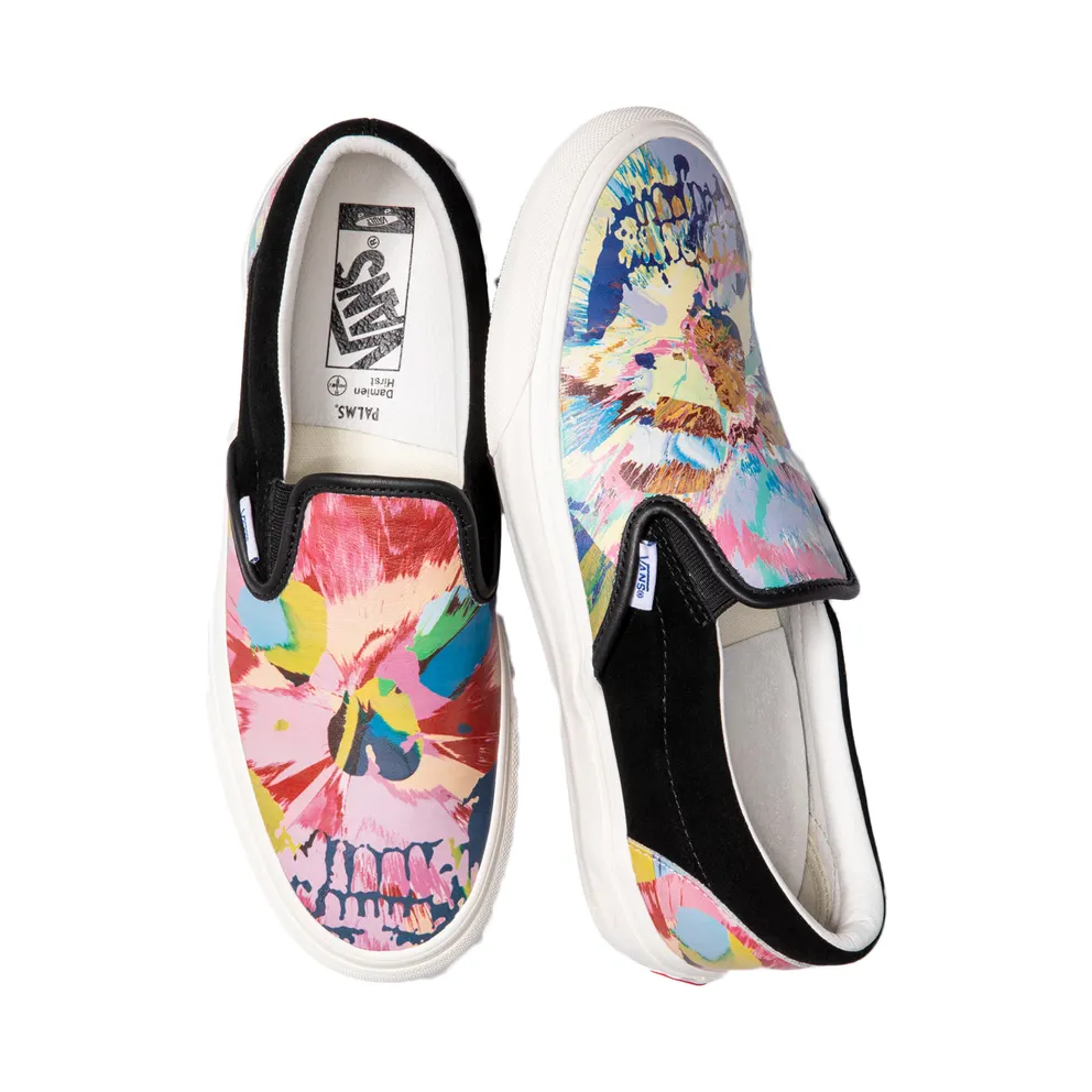 Vans Classic Slip-On VLT LX Damien Hirst Skull Splatter (VN0A3QXYTFY)