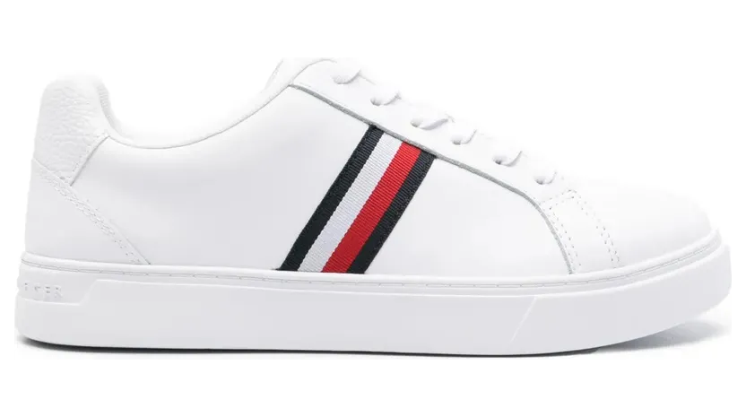 Tommy Hilfiger Essential leren – White (FW0FW07779)