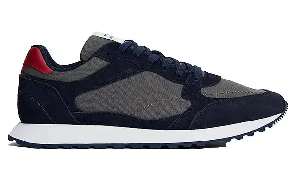 Tommy Hilfiger sneaker Nachtblauw / Grey / Red (FM0FM05638-DW5)