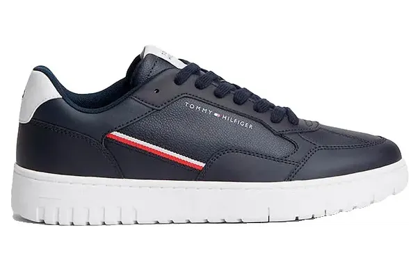 Tommy Hilfiger sneaker Navy / Knalrood / White (FM0FM06091-DW5)
