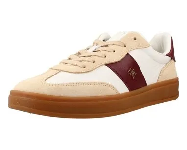 Tommy Hilfiger suede-panelled leather – White (FW0FW09497)