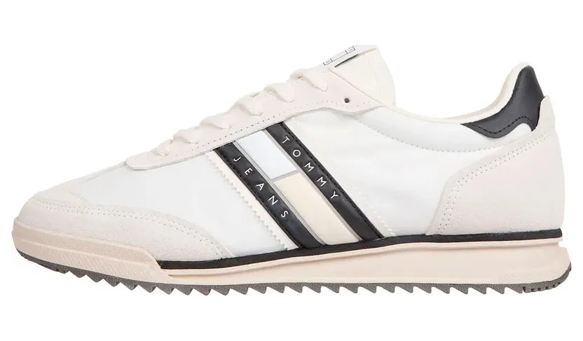 Tommy Jeans Tommy Hilfiger sneaker Black / Off-White / Natuurwit (EM0EM01527-BDS)