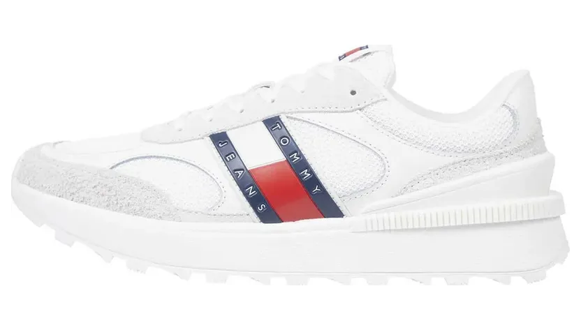 Tommy Jeans Tommy Hilfiger sneaker Dark Blue / Kersrood / White (EM0EM01537-YBL)