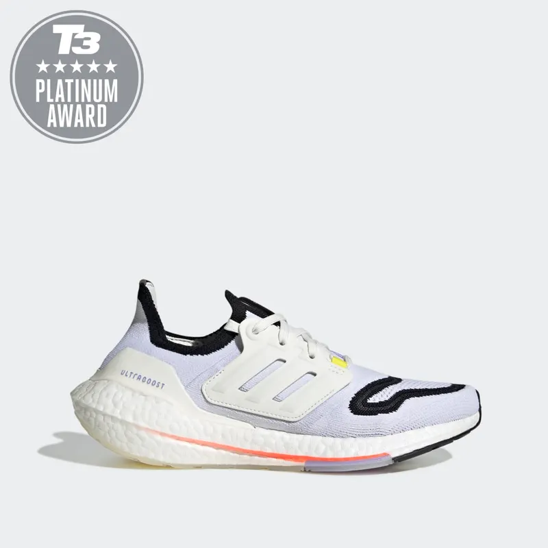 adidas Ultraboost 22 Core White / Core White / Solar Red (GX8017)