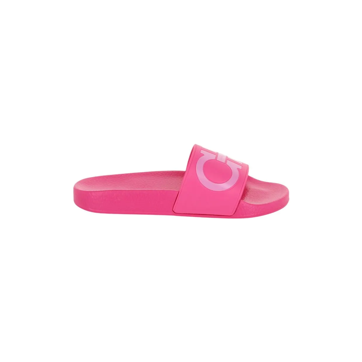 Ferragamo Groovy Dual Gancini Slides Hot Pink (01B827-751264-M)