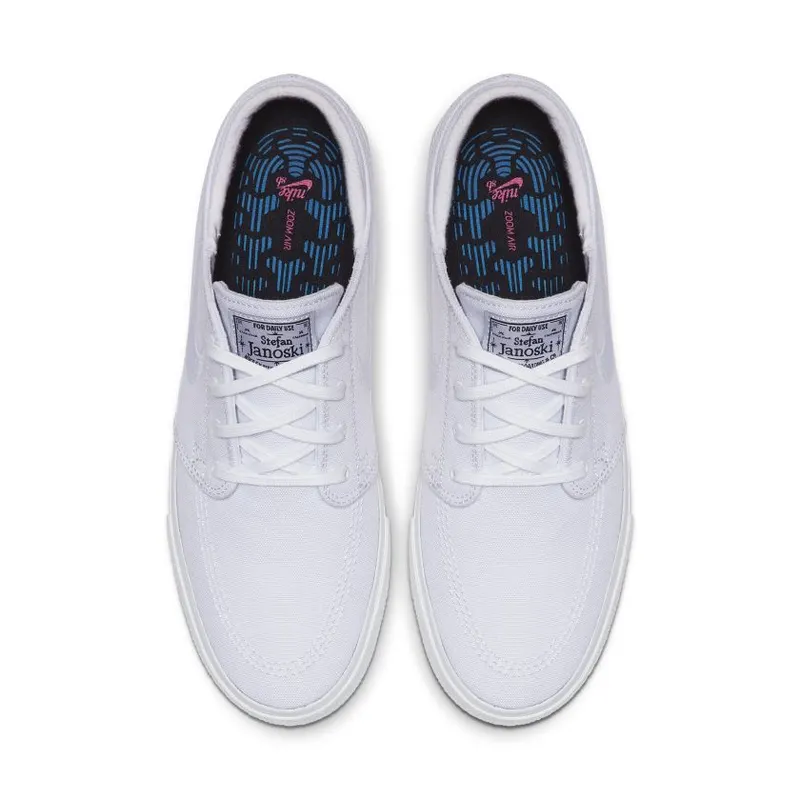 Nike SB Zoom Stefan Janoski Canvas RM White White Gum Light Brown Black White (AR7718-100)