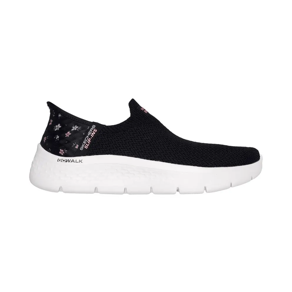 Skechers Go Walk Flex – Sunset Rose Women, Black (124822BKPK)