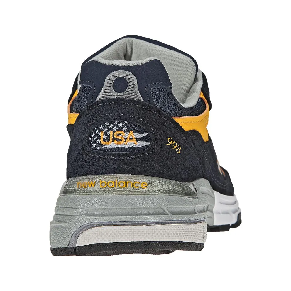 New Balance 993 MiUSA Navy Yellow (MR993NAV)