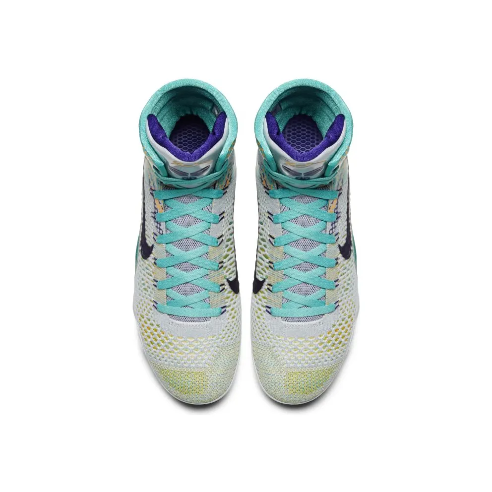 Nike Kobe 9 Elite Hero Draft Day Expression Wolf Grey/Court Purple-Turquoise (630847-005)