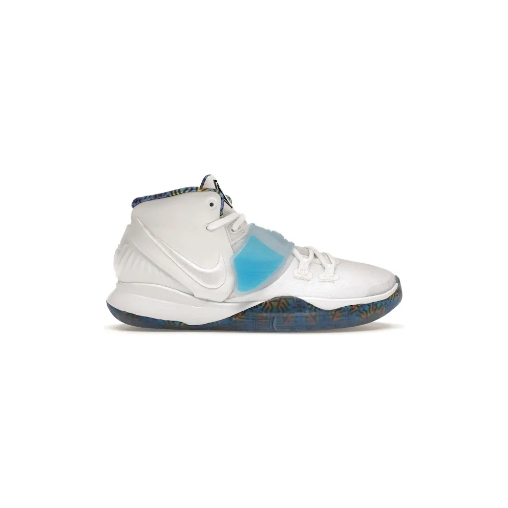 Nike Kyrie 6 White Sapphire Crimson (GS) White/White-Sapphire-Laser Crimson (BQ5599-146)