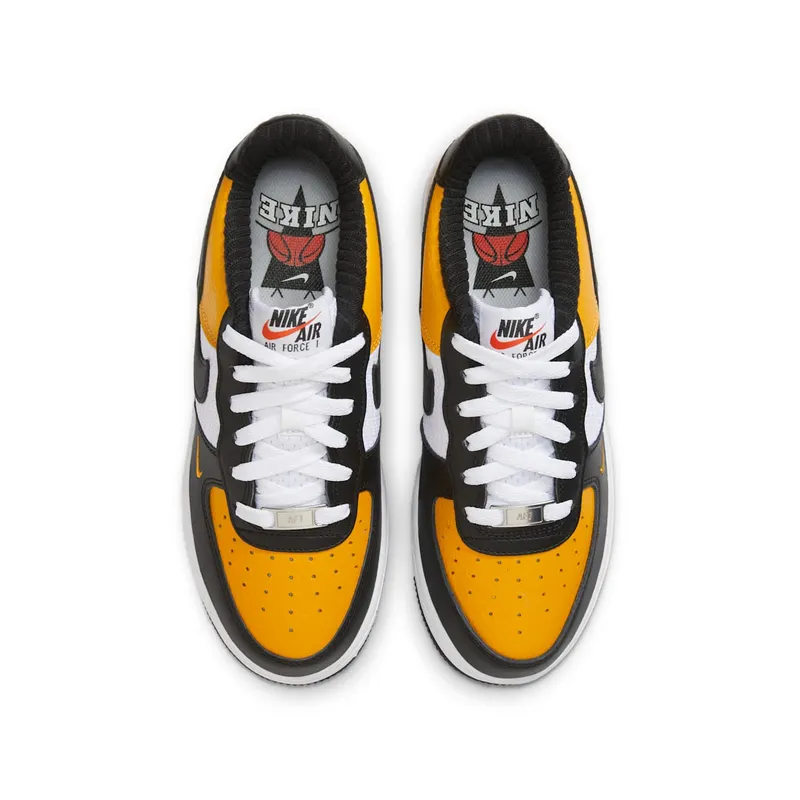 Nike Air Force 1 Low Black Gold Jersey Mesh (DQ7779-700)