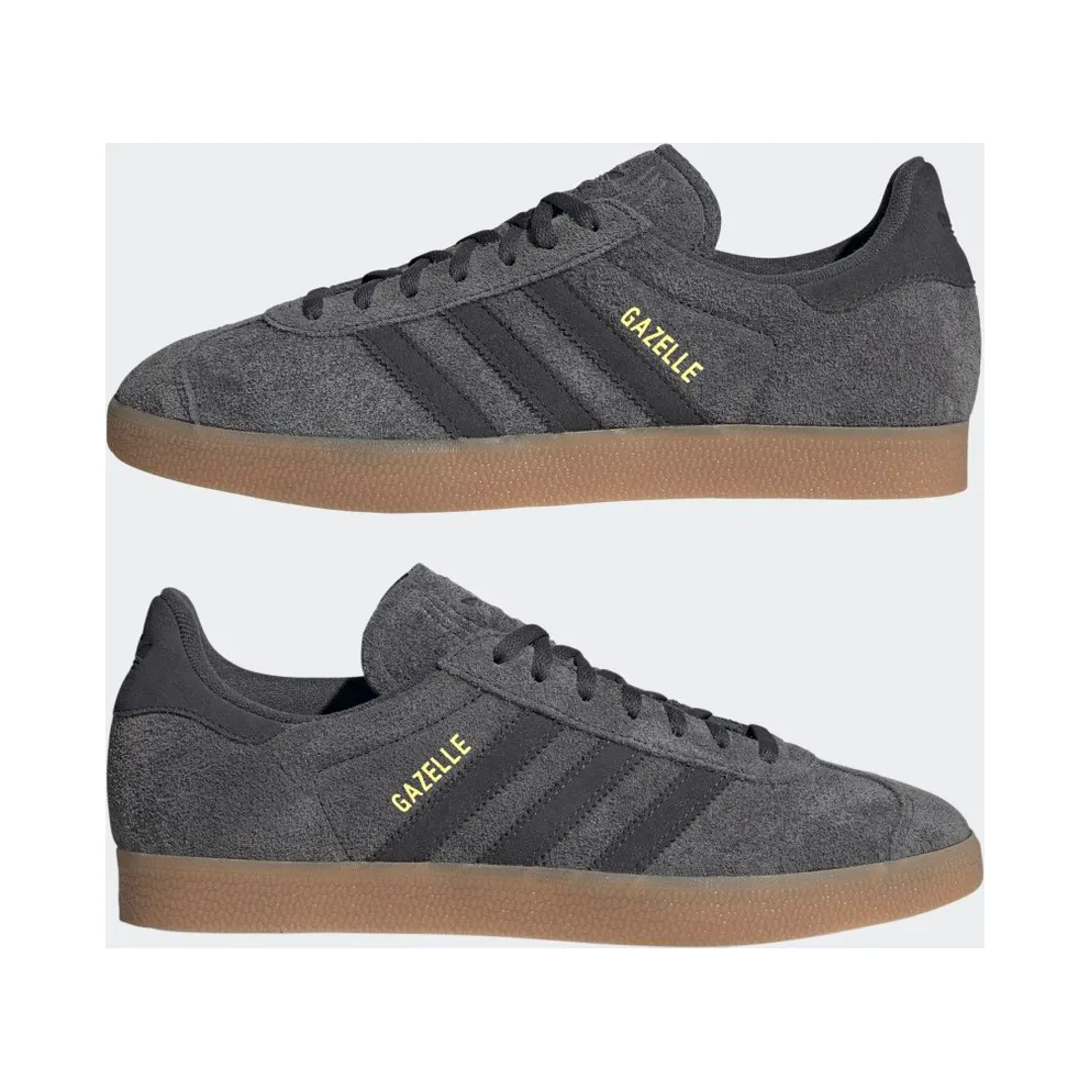 Adidas Gazelle Grey Six / Carbon / Gum (GY7371)