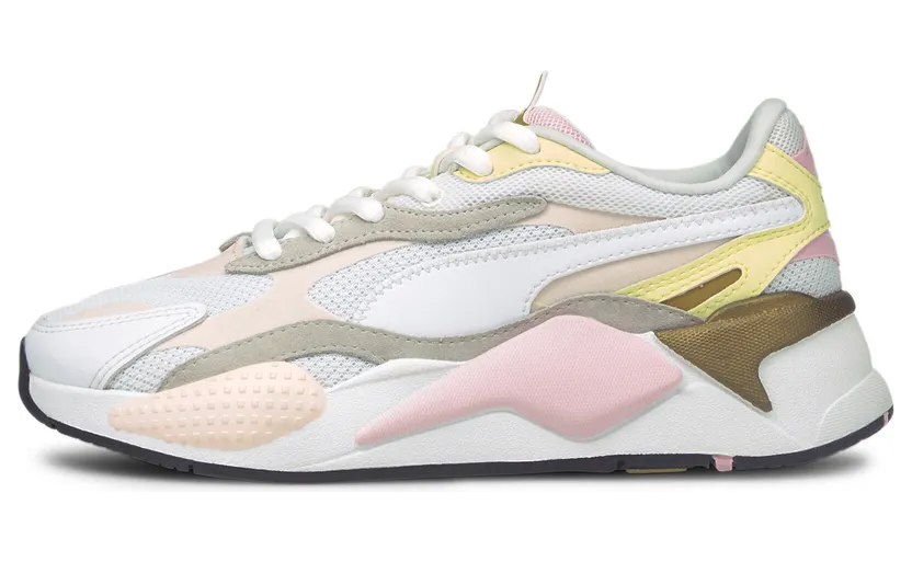 Puma RS-X³ Puzzle V2 Roze/Geel/Wit (382821-01)