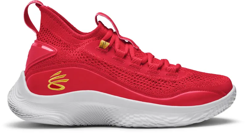 Under Armour Basketball Shoes Grade School Curry Flow 8 Red (3024036-600)