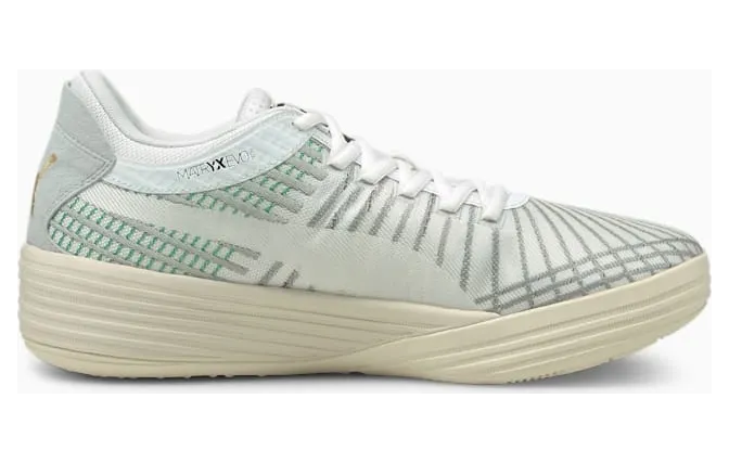 Puma Clyde All-Pro Coast 2 Coast basketbalschoenen Wit/Groen (195124-01)