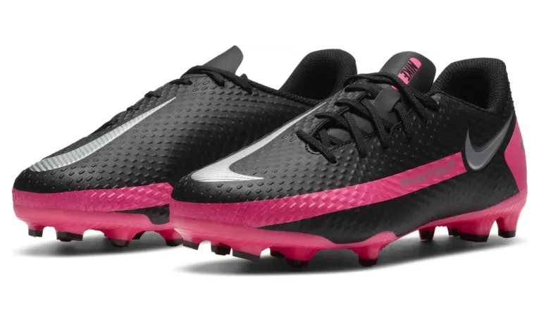 Nike Jr. Phantom GT Academy MG Fußballschuh für verschiedene Böden für jüngere/ältere Schwarz (CK8476-006)