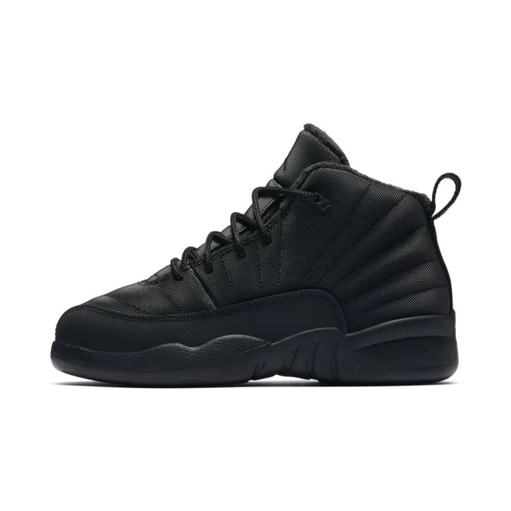 Air Jordan 12 Retro Winterized PS ‘Triple Black’ Black/Black-Anthracite (BQ6850-001)