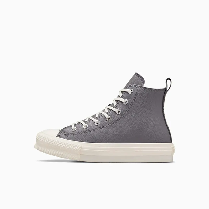 Converse Chuck Taylor All Star EVA Lift Platform Leather Sharkskin/Warm Quarry/Egret (A09259C)