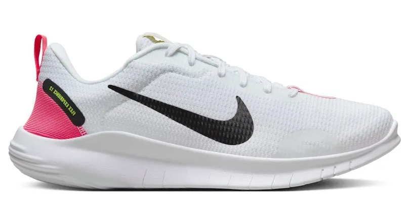 Nike Flex Experience Run 12 White Hot Punch Volt Black (DV0746-102)