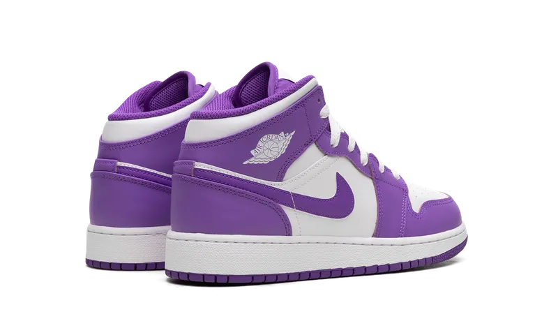 AIR Jordan 1 MID GS “White / Purple Venom” (DQ8423-511)