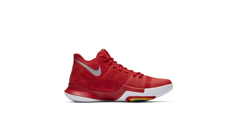 Nike Kyrie 3 Red Suede University Red/University Red-Wolf Grey (852395-601)