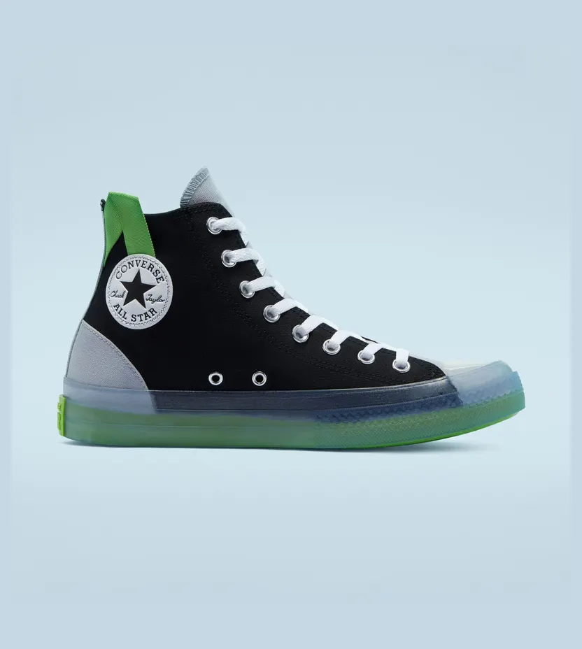 Converse Dramatic Nights Chuck Taylor All Star CX High Top Zwart/gravel/bold Wasabi (170834C)