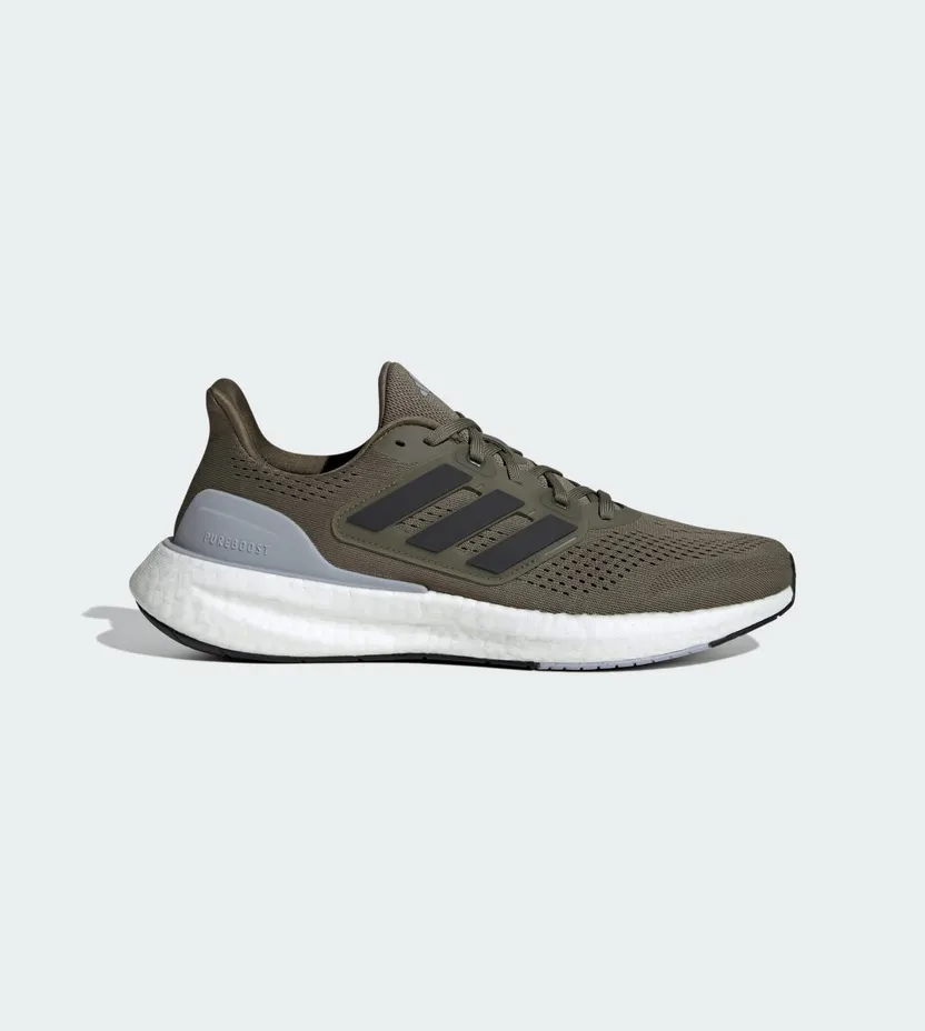 adidas Pureboost 23 Olive Strata Core Black Halo Silver (IF1548)