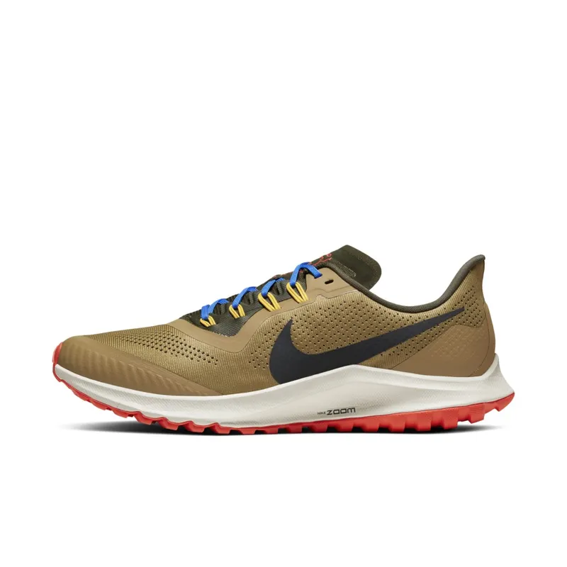 Nike  Air Zoom Pegasus 36 Trail Beechtree Beechtree/Cargo Khaki-Bright-Crimson-Off-Noir (AR5677-200)