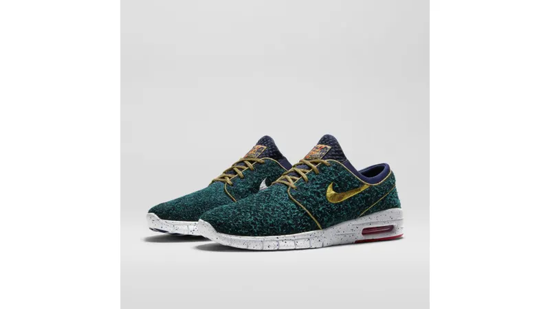 Nike SB Stefan Janoski Max Doernbecher (2014) Blue/Green-Gold (719722-474)