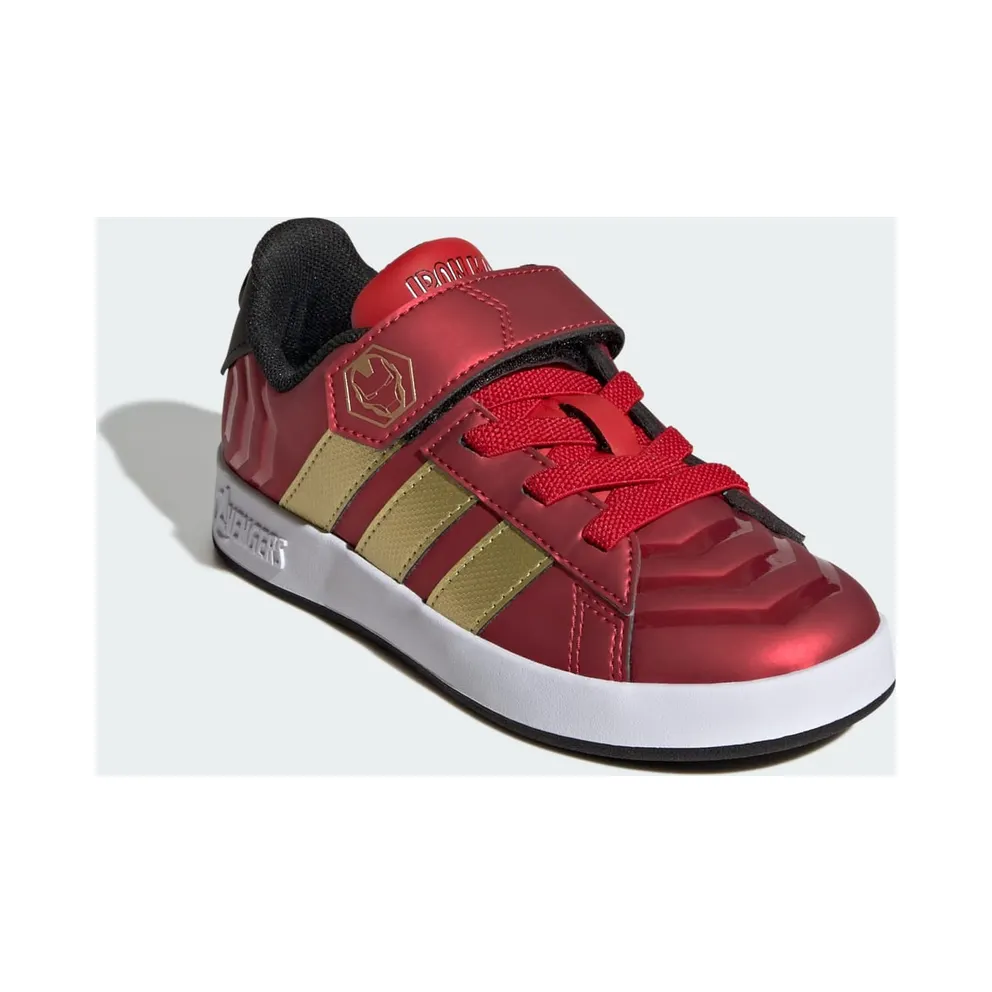 Adidas ADIDAS MARVEL AVENGERS GRAND COURT Shoes KIDS Better Scarlet / Matte Gold / Core Black (HP3614)