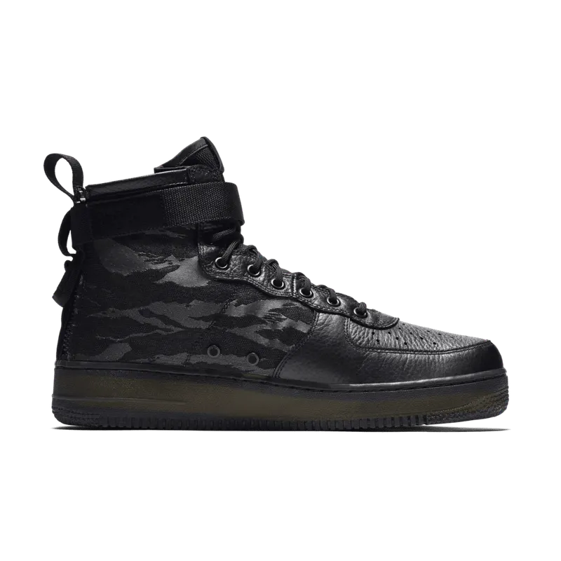 Nike Special Field Air Force 1 Mid Tiger Camo Black Cargo Khaki (AA7345-001)