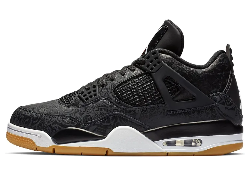 Air Jordan 4 Retro SE Black Laser “Black / Gum Light Brown / University Red / White” (CI1184-001)