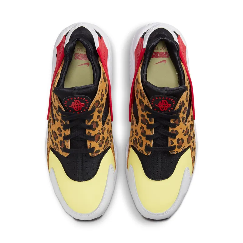 Nike Air Huarache SNKRS Day (2021) – “White / Leopard / Black / Maroon” (DM9092-700)