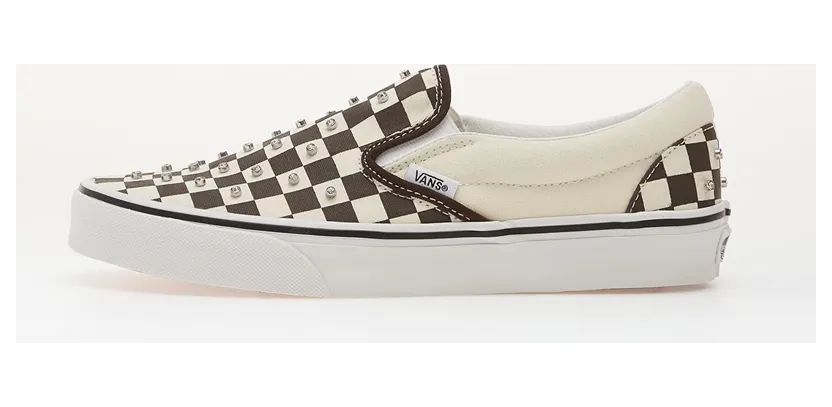 Vans – Classic Slip-On Rhinestone – Dames – Schoenen – Wit (VN000D6Y3N11)