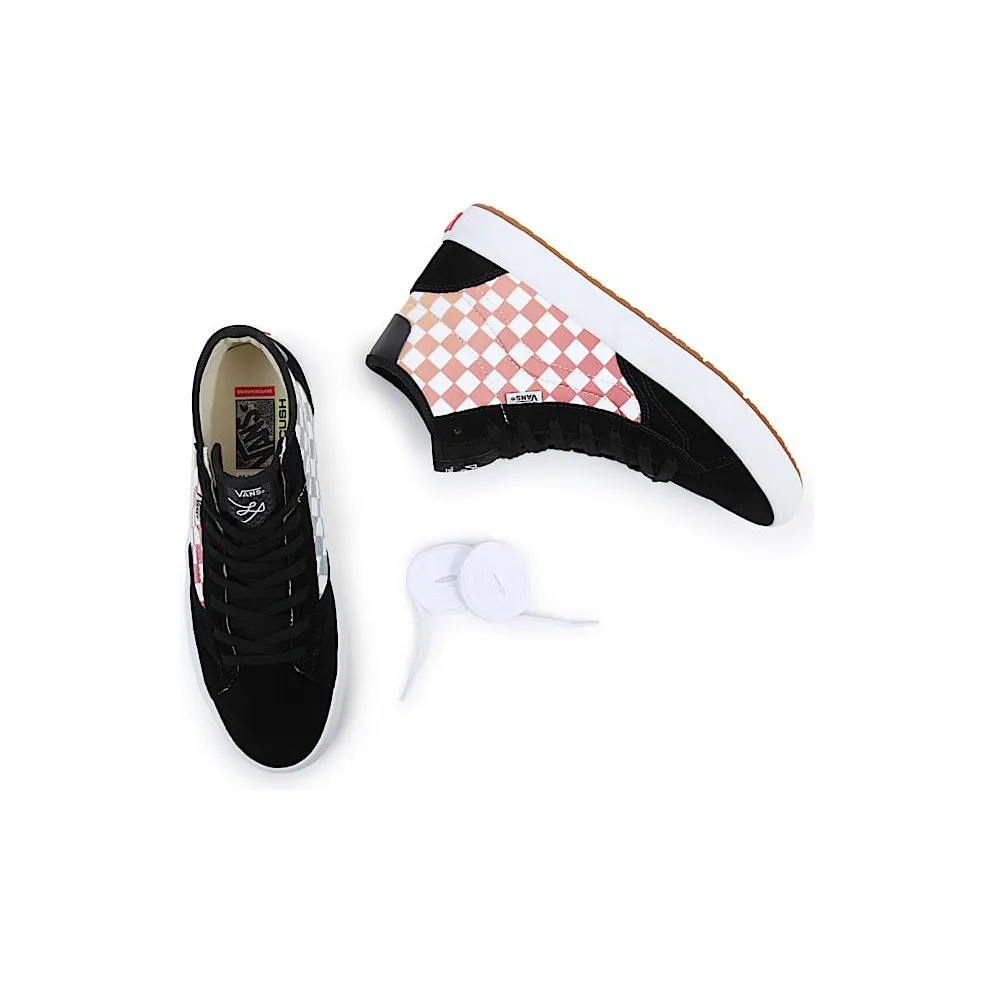 Vans The Lizzie Black Multi-Color Checkerboard (VN0A4BX1BML)