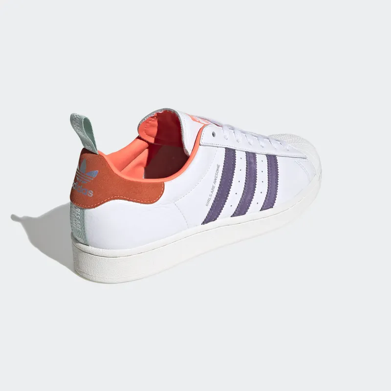 adidas Superstar Girls Are Awesome (W) Cloud White/Icey Pink/Signal Coral (FW8087)