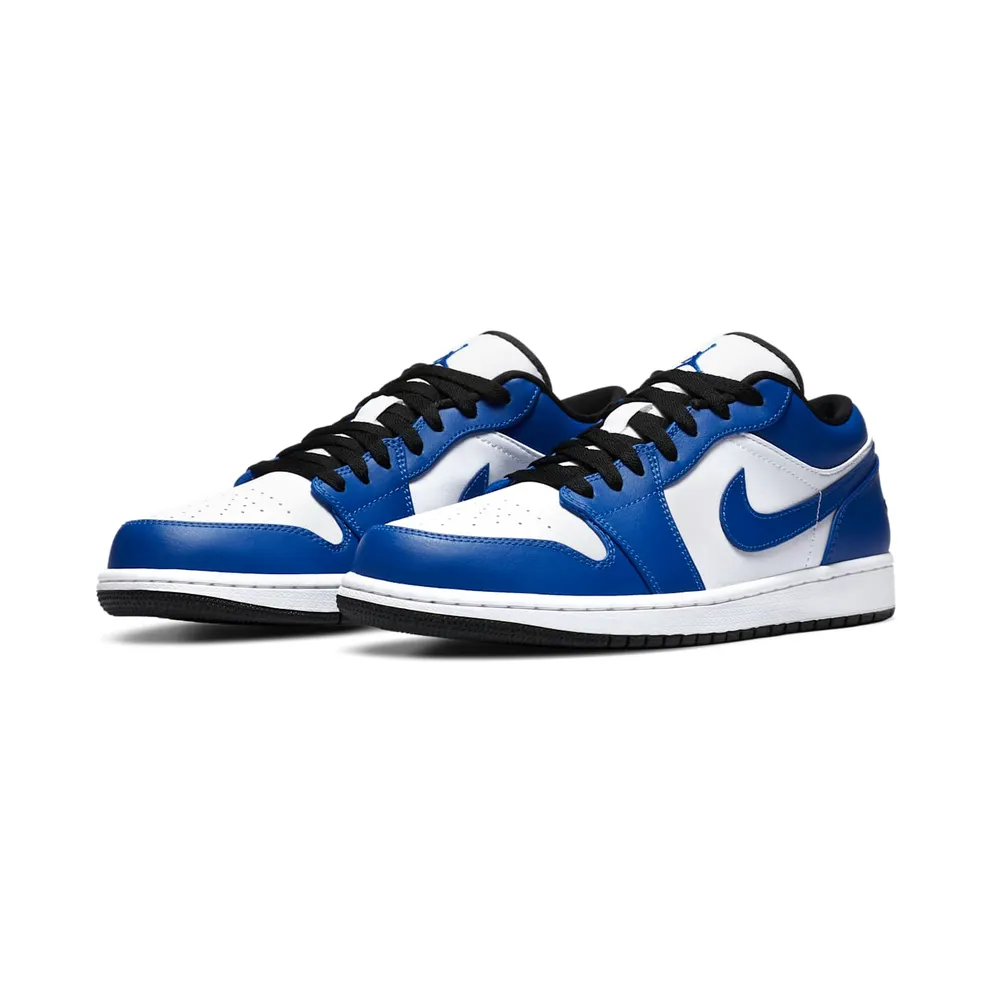 Jordan 1 Low Game Royal White/Game Royal-Black (553558-124)